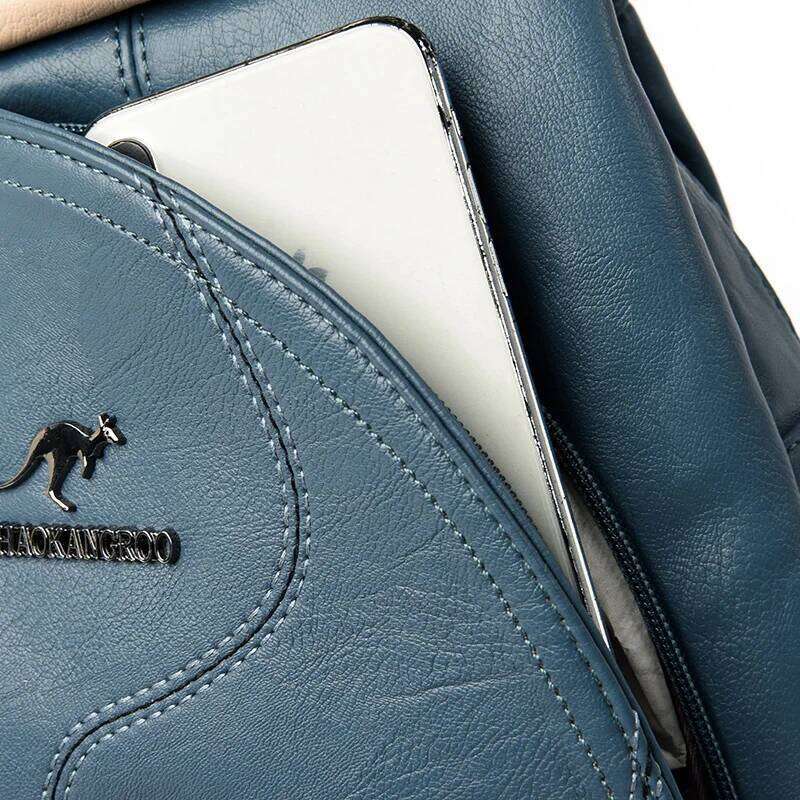 Women Leather Backpacks Zipper Female Chest Bag Travel Back Pack Ladies Bagpack Mochilas School Bags for Teenage Girls Sac A Dos Z260204