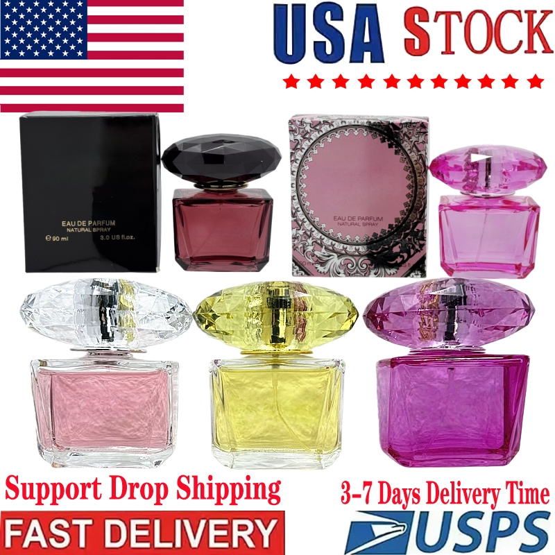 US 3-7 days delivery Women Perfume EDT EDP Crystal Brand parfum body spray Cologne women