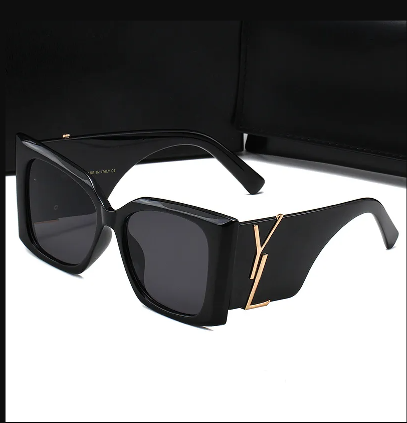 Luxury Sunglasses Designer letter womens Mens Goggle senior Eyewear For Women eyeglasses frame Vintage Metal Sun Glasses 003