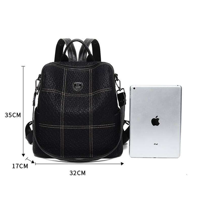 MOTAORA Women's High Quality Leather Backpack Ladies Large Capacity Anti-theft Shoulder For Women Female Travel Bag Z260204