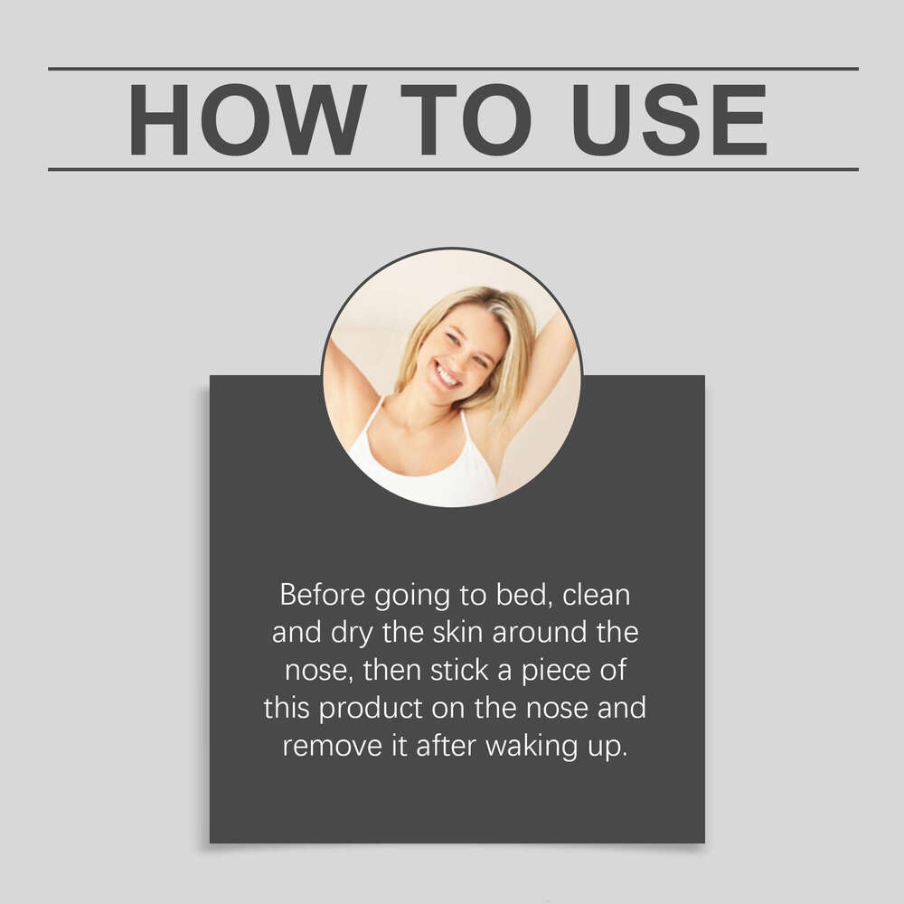 Ximonth Strips Nighttime Anti-Snoring Relief Nasal Discomfort Anti-Dry Mouth Sleep Care S260203