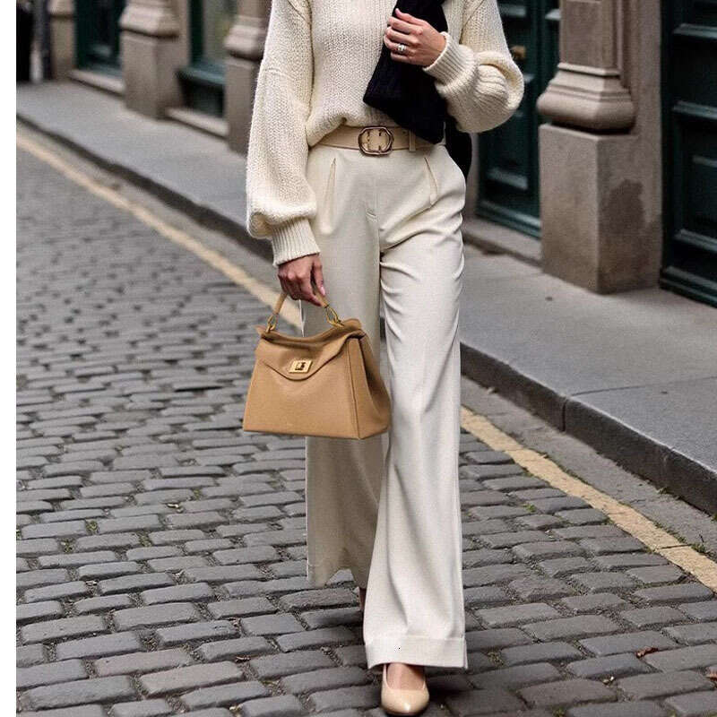 JW PEI Niche Fashion Lucia Lock Genuine Leather Single Shoulder Crossbody Bag High-End Versatile Handbag