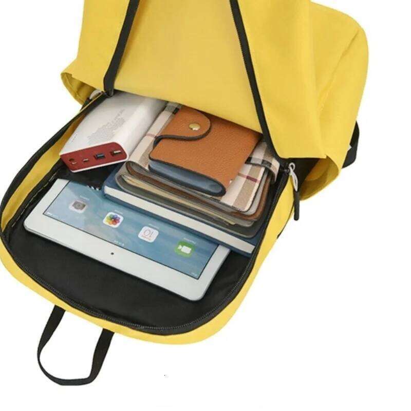 Solid color colorful outdoor student small backpack travel training class school bag Z260204