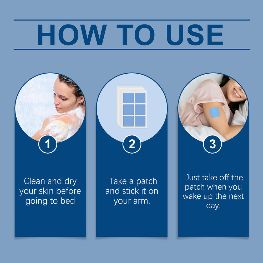 SOUTH MOON Blue Wind Chime Care Nighttime Sleep Fragrance Home Essential Oil Patch S260203