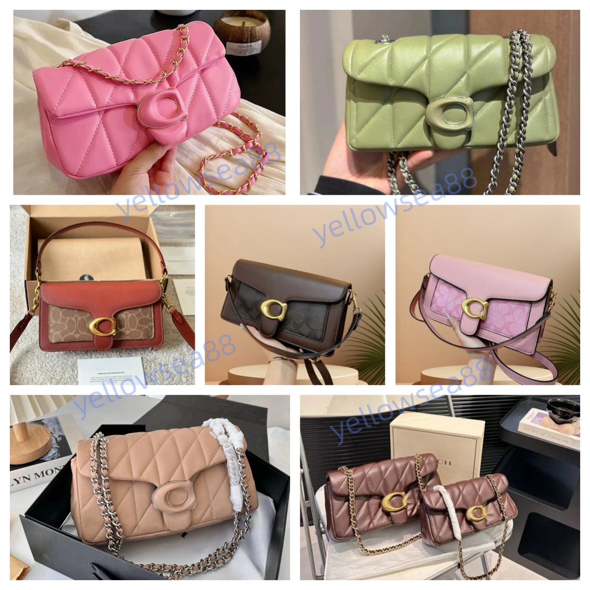 Crossbody shoulder tabby 26 Envelope White Small chain Women Clutch flap satchel Bags Black Purses Genuine Leather tote hand bag high quality bags00-88