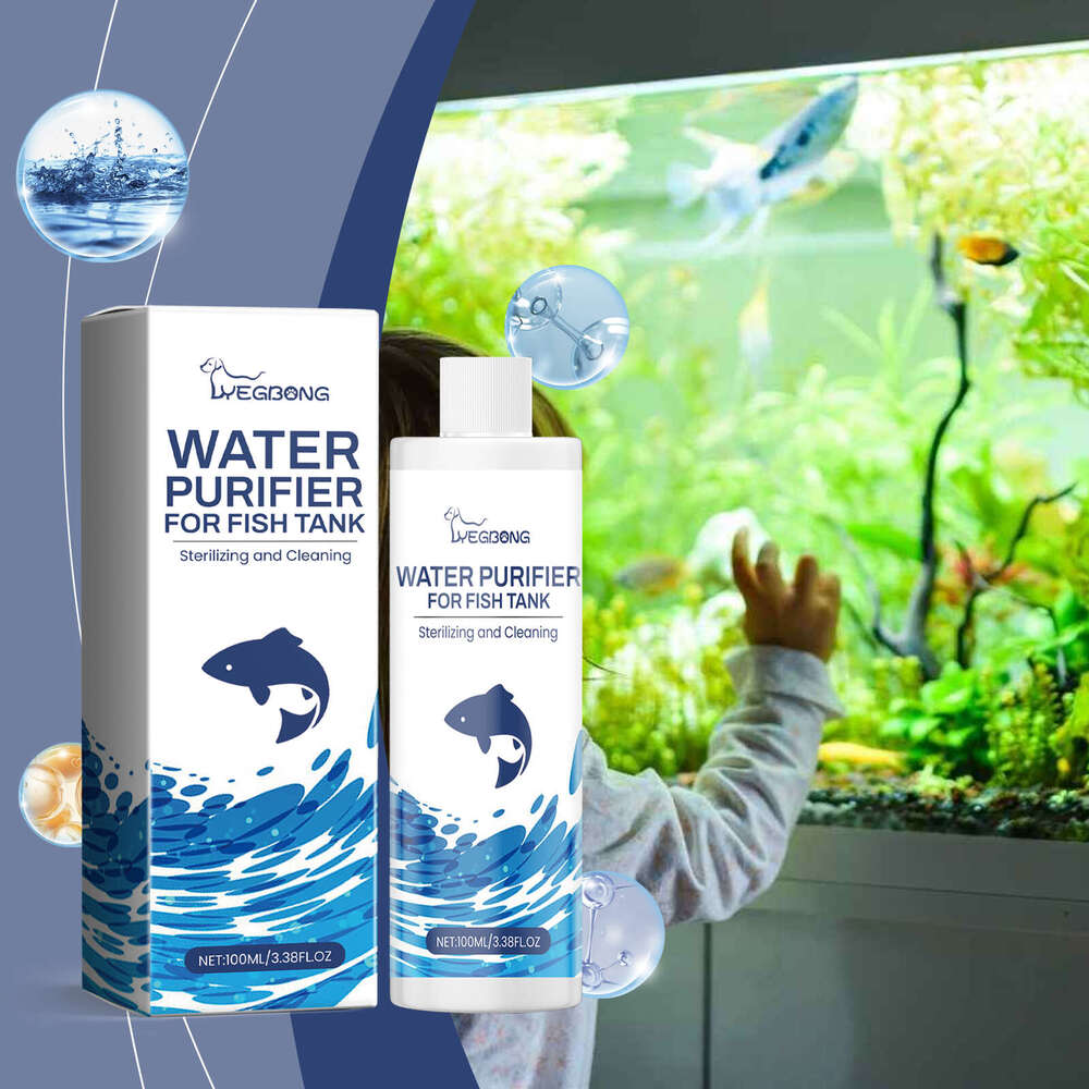 Yegbong Clarifier Aquarium Water Quality Clarification Household Fish Tank Stain Remover Cleaner S260203