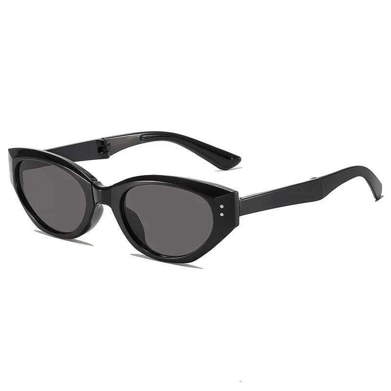 New Arrival Circular Sunglasses Women Men Folding Sun Oval Eyewear Glasses Male Female Eyeglasses C260204