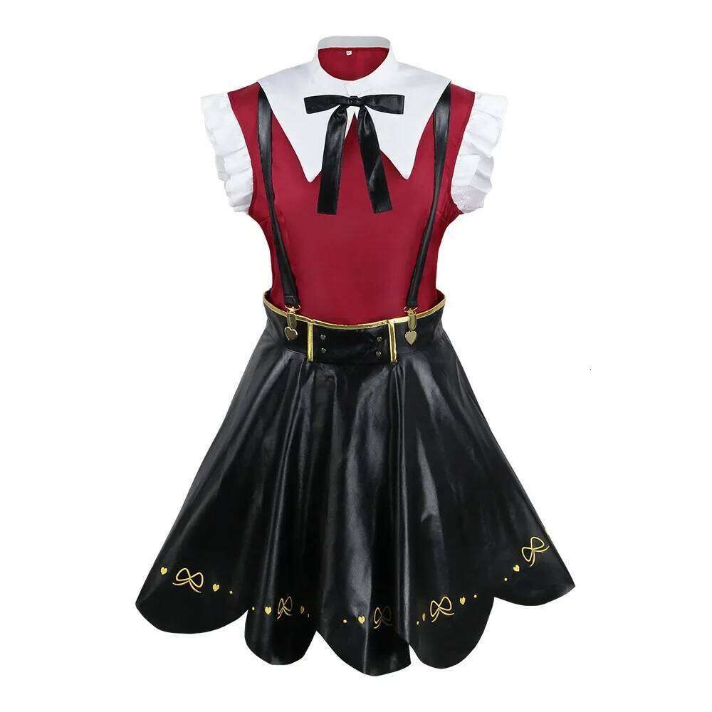 2026 Cosplay Wig Anime JK Uniform Leather Skirt Set Abyss KAngel Ame Chan Halloween Party Costume