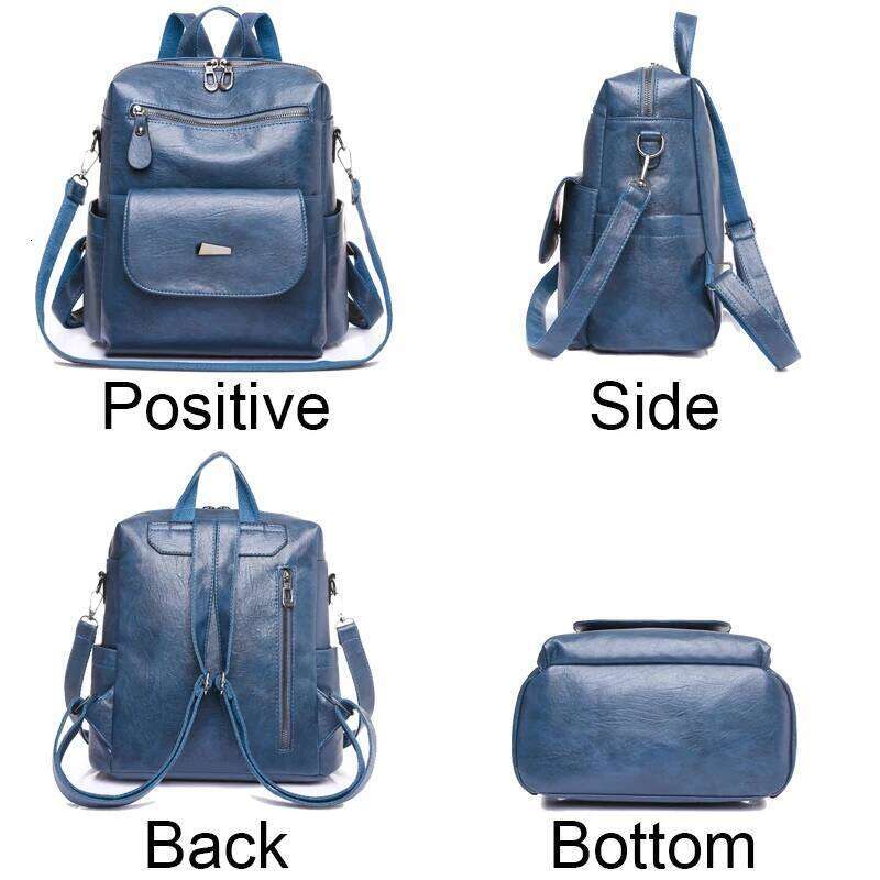 Genuine Women Leather Backpack Fashion Female Shoulder Bag Sac a Dos Ladies Bagpack Mochilas School Bags For Teenage Girls 2024 Z260202