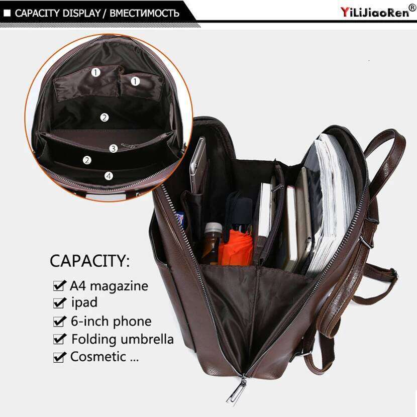 Fashion Sequined For Brand Leather Backpack Female Shoulder Bags Large Capacity Travel Bagpack Women Mochila Z260204