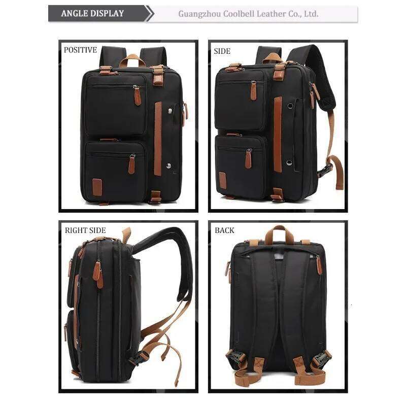 New 15.6/17.3Inch Laptop Portable Fashion Travel Business Backpacks Nylon Waterproof Student Backpack Z260202