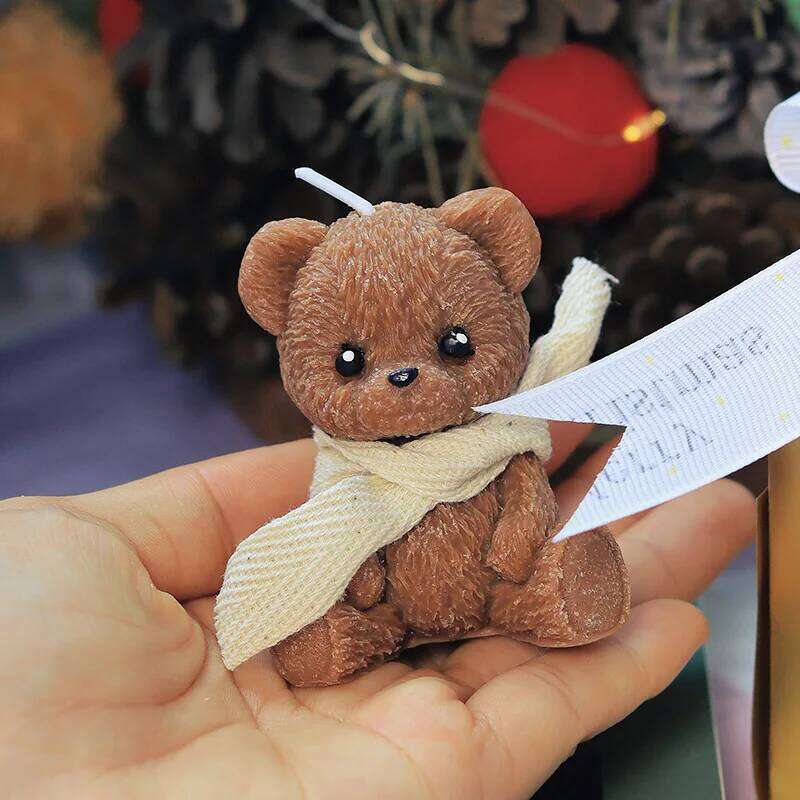 Bear Aromatic Candles Christmas Adorable Decorative Candle Wedding Gifts for Personalized Guests S260204