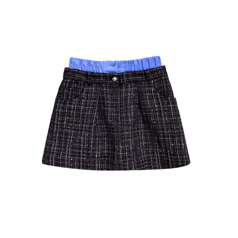 Women's Jackets Notched Collar Women Tweed Short Coat Vintage Fashion Long Sleeve Autumn Lady Jacket French