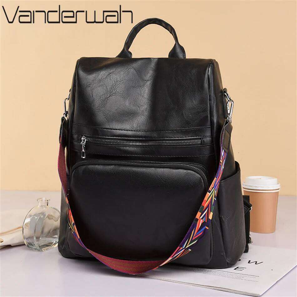 Women's Backpack Ladies Big Bagpack Teenager Girls PU Leather Large Capacity Shoulder Bags for Women 2024 Mochilas Feminina Z260202