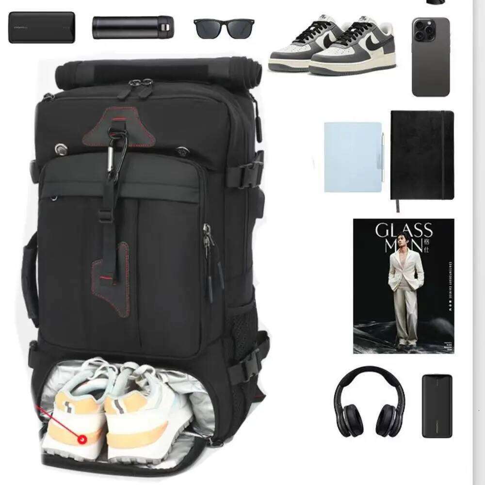 Backpack men's capacity business travel large luggage waterproof outdoor hiking bag leisure backpack Z260202