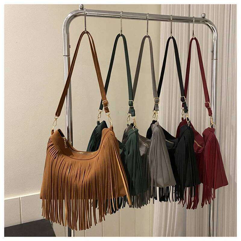 handbag women bags brands 2023 large capacity tassel bag C260204