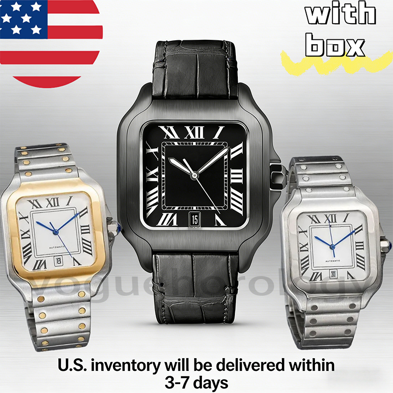 luxurious elegant and versatile men's watch with a super bright sapphire crystal dial and a sturdy stainless steel strap automatic 40mm watches