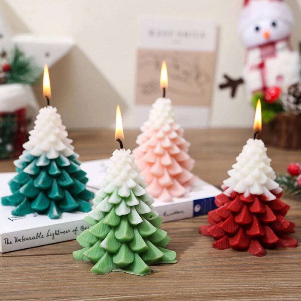 Gloves & Tree Fragrance Wool Christmas Small Gifts Creative Ornaments Aromatherapy Candles Party Decor S260204