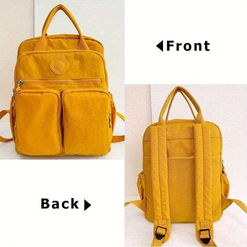 Large Capacity for Women Multi-pockets Nylon Women's Bag Causal Waterproof School Bags Laptop Stylish Backpack Z260202
