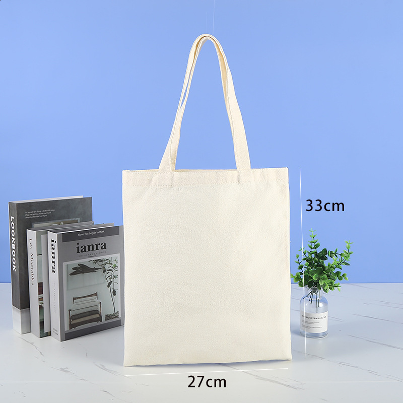 Sublimation Heat Transfer Student Art DIY Ecofriendly Tote Canvas 241213