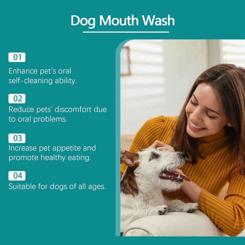 Yegbong Pet Oral Hygiene Cleaning Tartar Odor Dog Mouthwash S260203