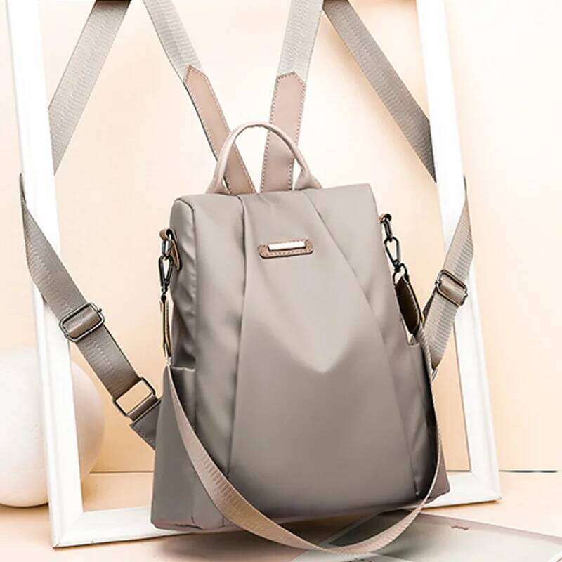 Anti-theft Double Shoulder Bags Women Waterproof Oxford Cloth Backpack Nylon Backpacks Accessories for Travel Student Z260202