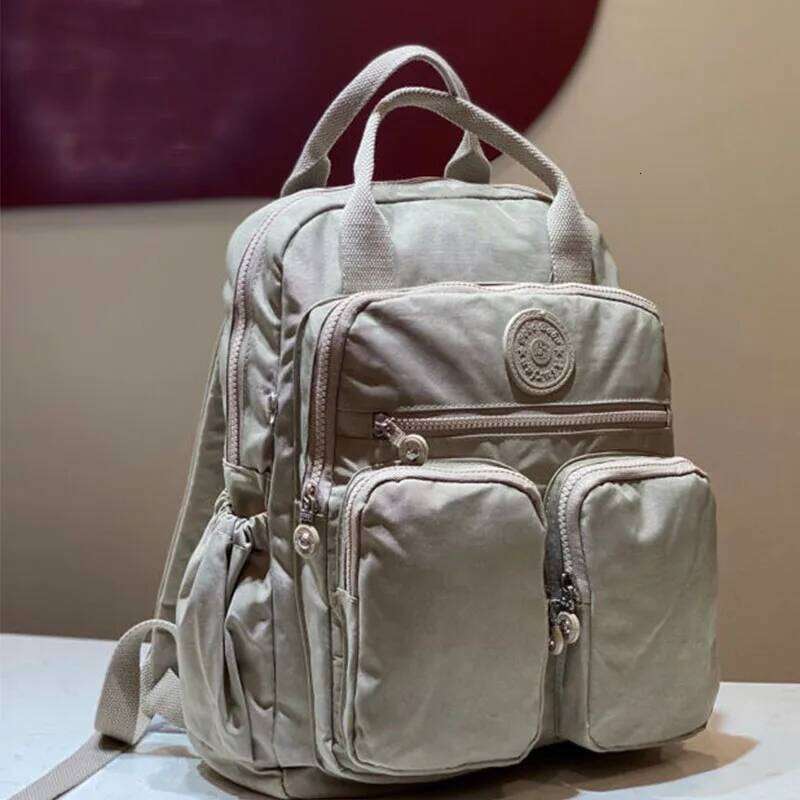 Classic Casual Korean High Quality Waterproof Women Backpack Travel Backpacks Schoolbag for Girls Solid Color Bookbag Z260204