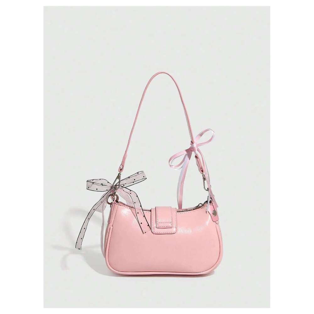 Fashion Women's Y2k Star Girls Shoulder Korean PU Leather Female Mini Underarm Tote Bag Purses Ladies Hobo Handbags C260204