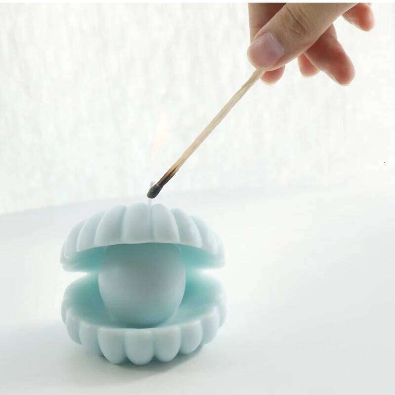 Aromatherapy Candle Pearl Shell Style Decoration Souvenir Home Fragrance Birthday Gift S260204