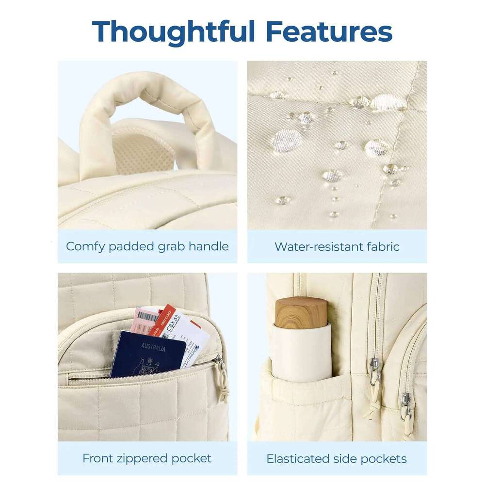 BAGSMART Women's Large Capacity Travel Simple Female Bags School College Laptop Backpack for Girls Z260202