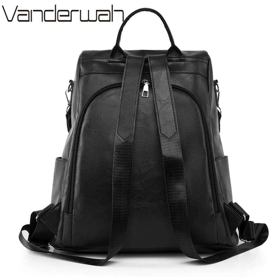 Women's Backpack Ladies Big Bagpack Teenager Girls PU Leather Large Capacity Shoulder Bags for Women 2024 Mochilas Feminina Z260204