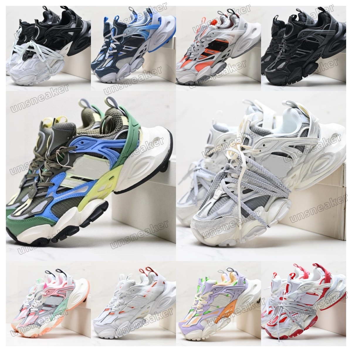 Men's Casual Shoe Designer Unisex Thick-Sole Sneakers XLG Runner Gray Metallic Silver Dreamy Beige Luxury Men's Women's Casual Running Shoes Free Shipping High Quality