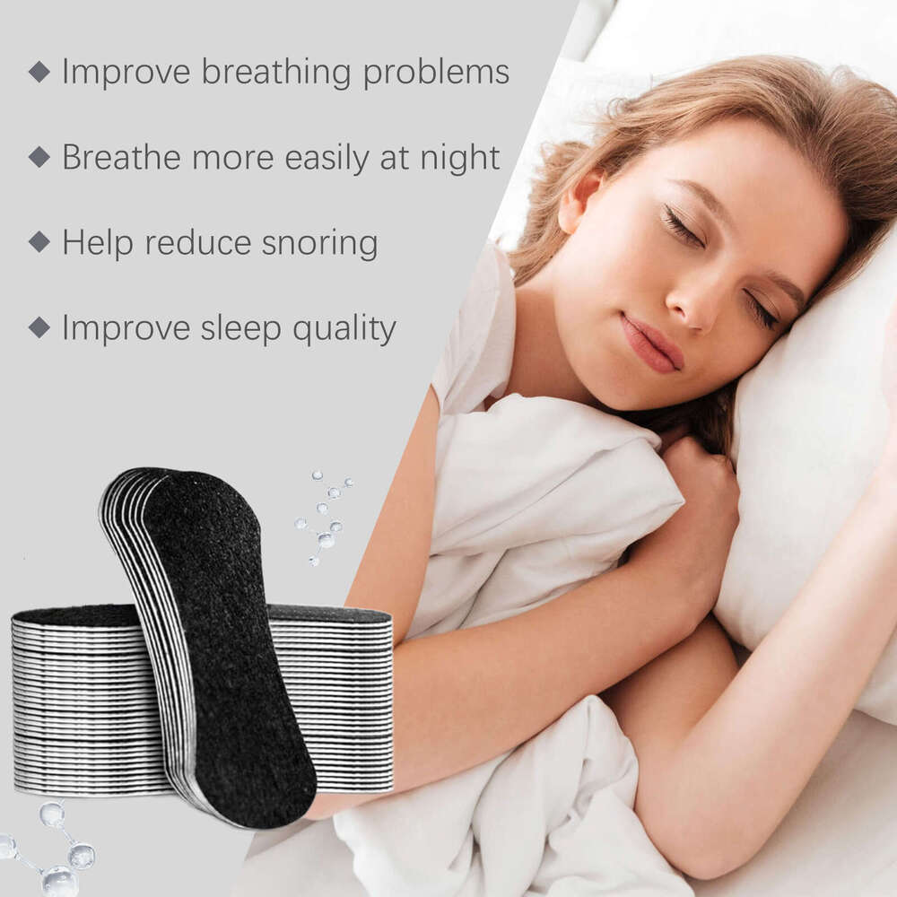 Ximonth Strips Nighttime Anti-Snoring Relief Nasal Discomfort Anti-Dry Mouth Sleep Care S260203