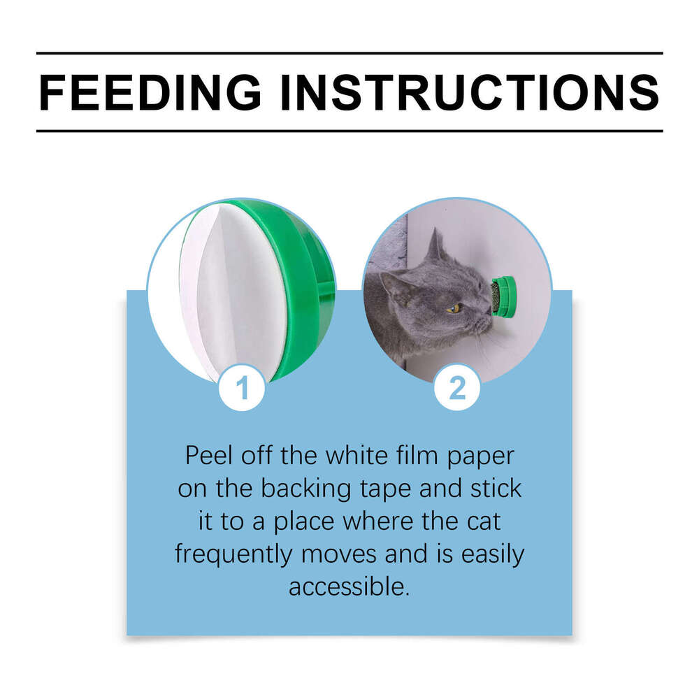 Yegbong Flavor Cat Chew Toy Dental Cleaning Care Rotating Mint Ball S260203