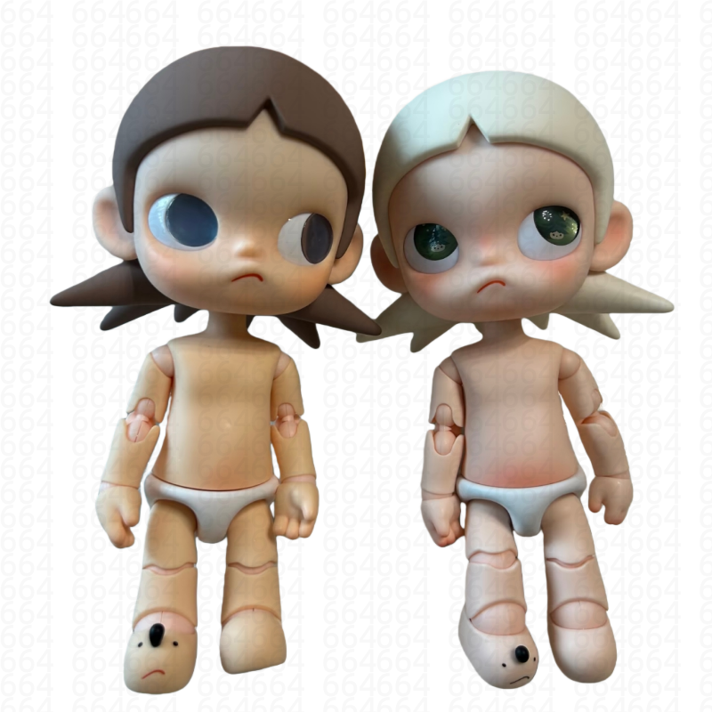 Zsiga 20cm Set for Kid's Ga Zi Sister Crown Kawaii Joint Body Designer Toy Collection Girl Gift Doll box s1