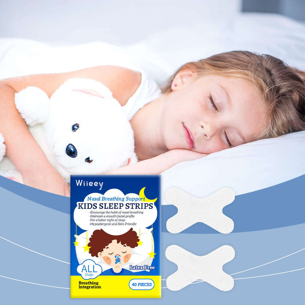 Wiieey Children's Nighttime Comfortable and Quiet Anti-Mouth Opening Snoring Sleep Anti-Snoring Patch S260203