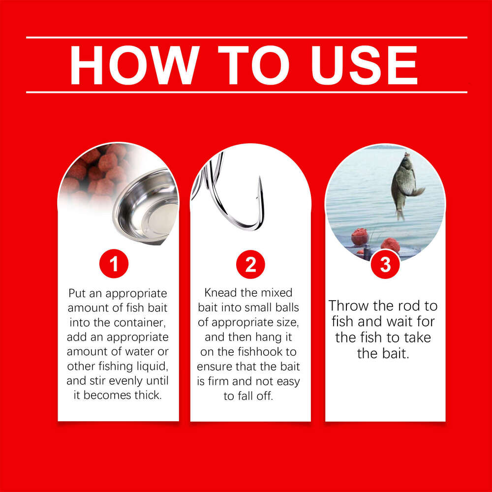 HozoneX Scented Outdoor Wild Fishing Reservoir Freshwater Fish Bait Nest Material S260203