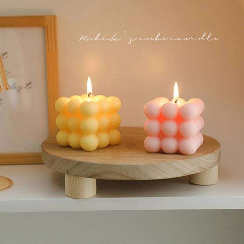 Big Cube Bubble Soy Wax Aroma Scented Candles Home Decorations Birthday Gift Modern Stylish S260204