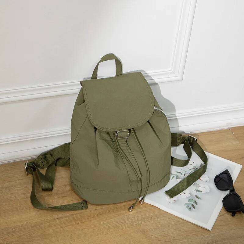 Women Fashion Simple Student Backpack Travel Bags Large Capacity Lightweight Nylon School Bag Cute Backpacks Mochila Z260202