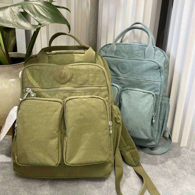 Large Capacity for Women Multi-pockets Nylon Women's Bag Causal Waterproof School Bags Laptop Stylish Backpack Z260202