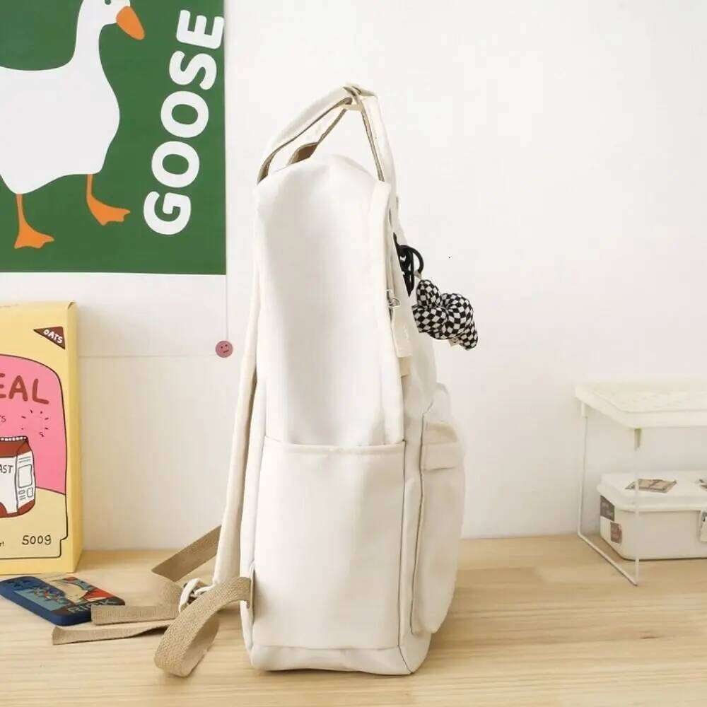 Fashion Waterproof Women Large Capacity Nylon Travel Backpack Ergonomic Solid Color Laptop Book Bag College Student Z260204
