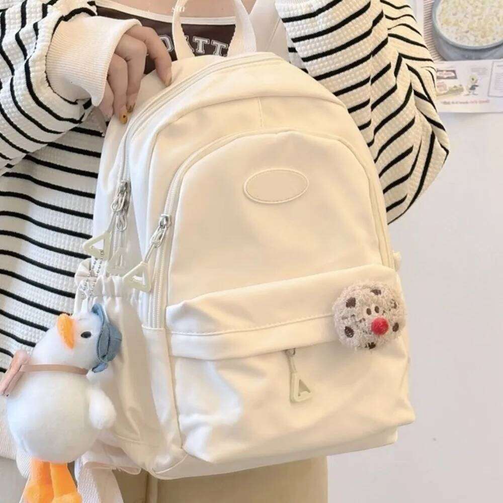 Korean Student School Bags For Teenage Girls Cute Women's Backpack Brand Book Pack Nylon Rucksack Z260202