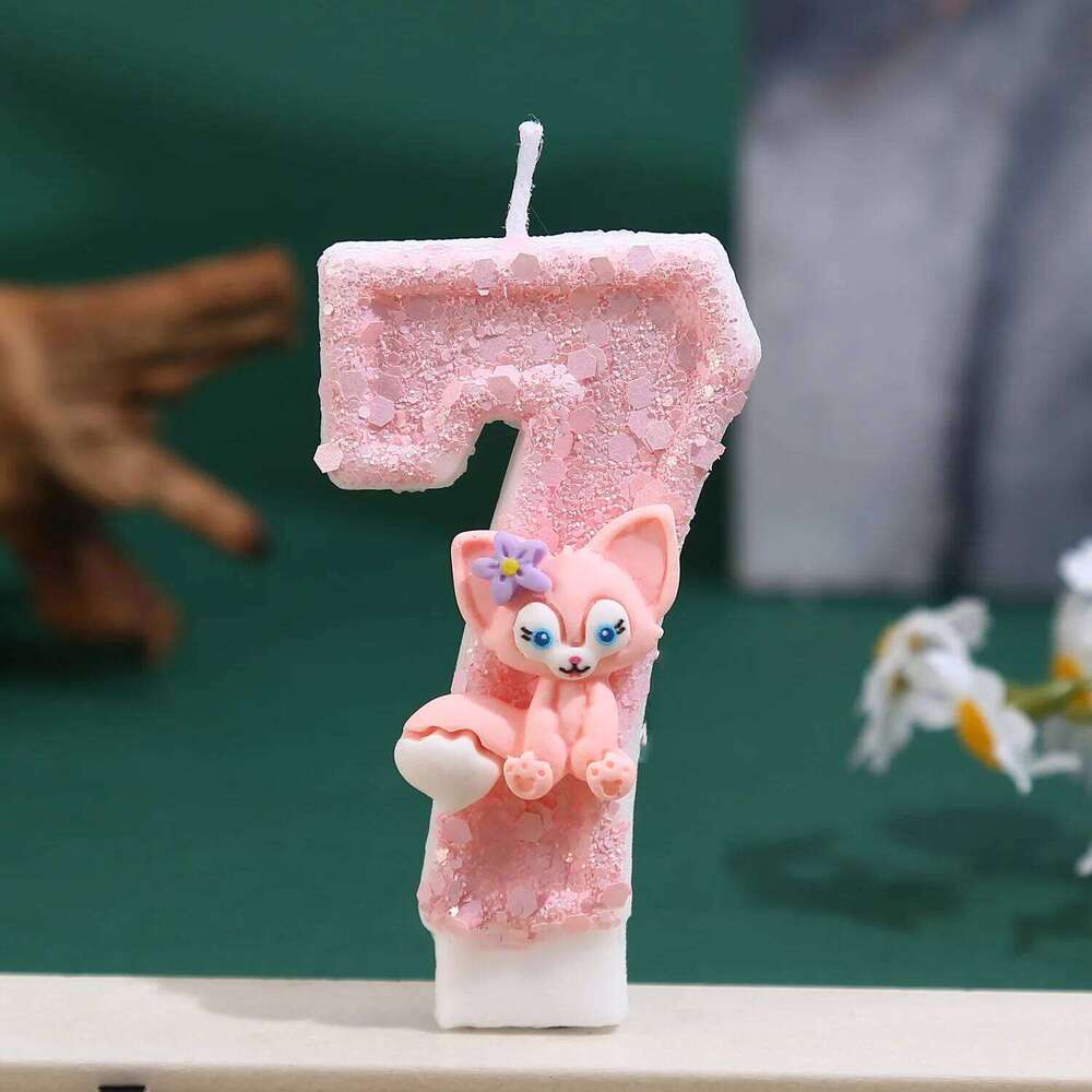 Cartoon Doll Creative Princess Cute Pink Birthday Cake Insert Anniversary Atmospheric Candle S260204