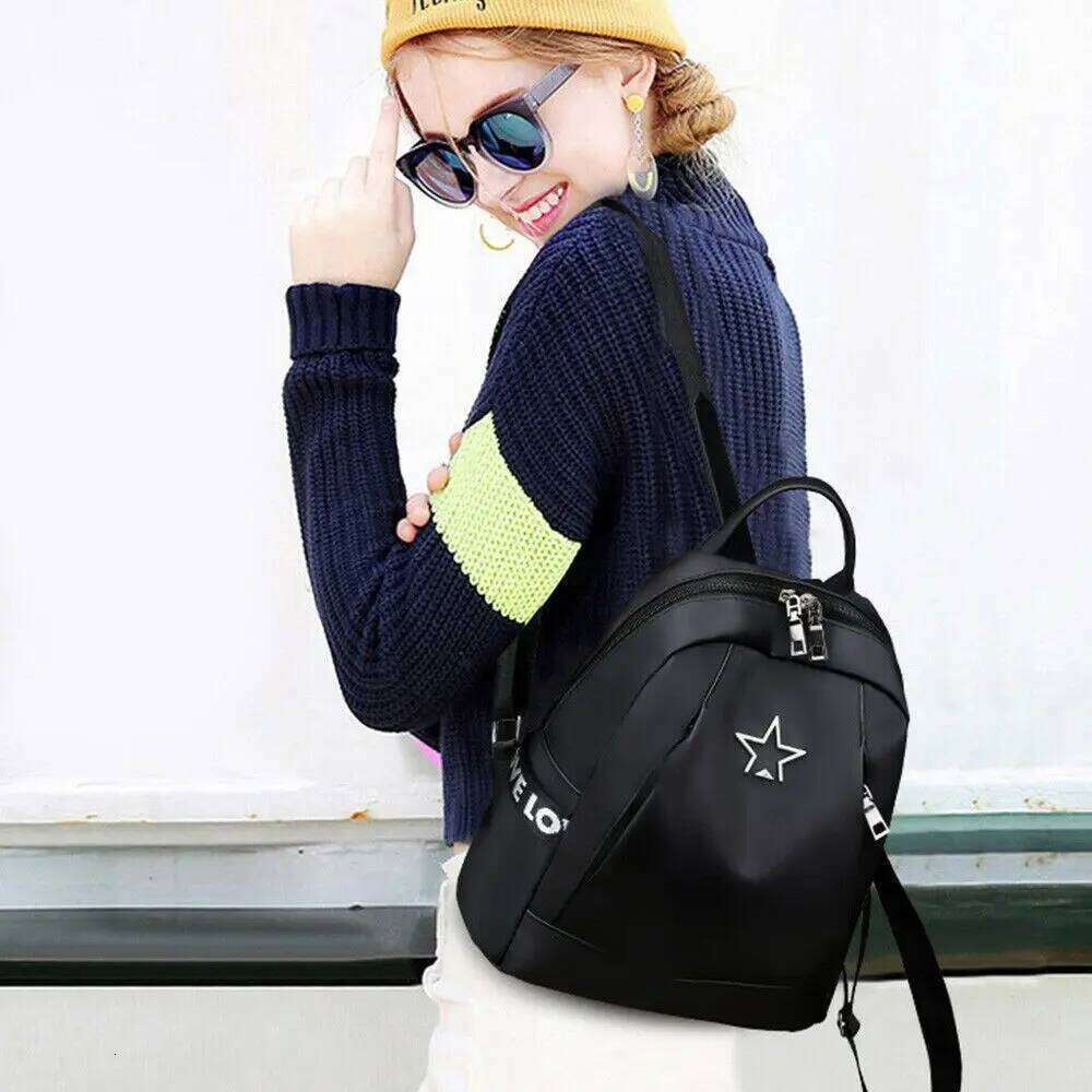 Fashion School Anti-Theft Waterproof Handbag Shoulder Bag Backpack Rucksack Z260204