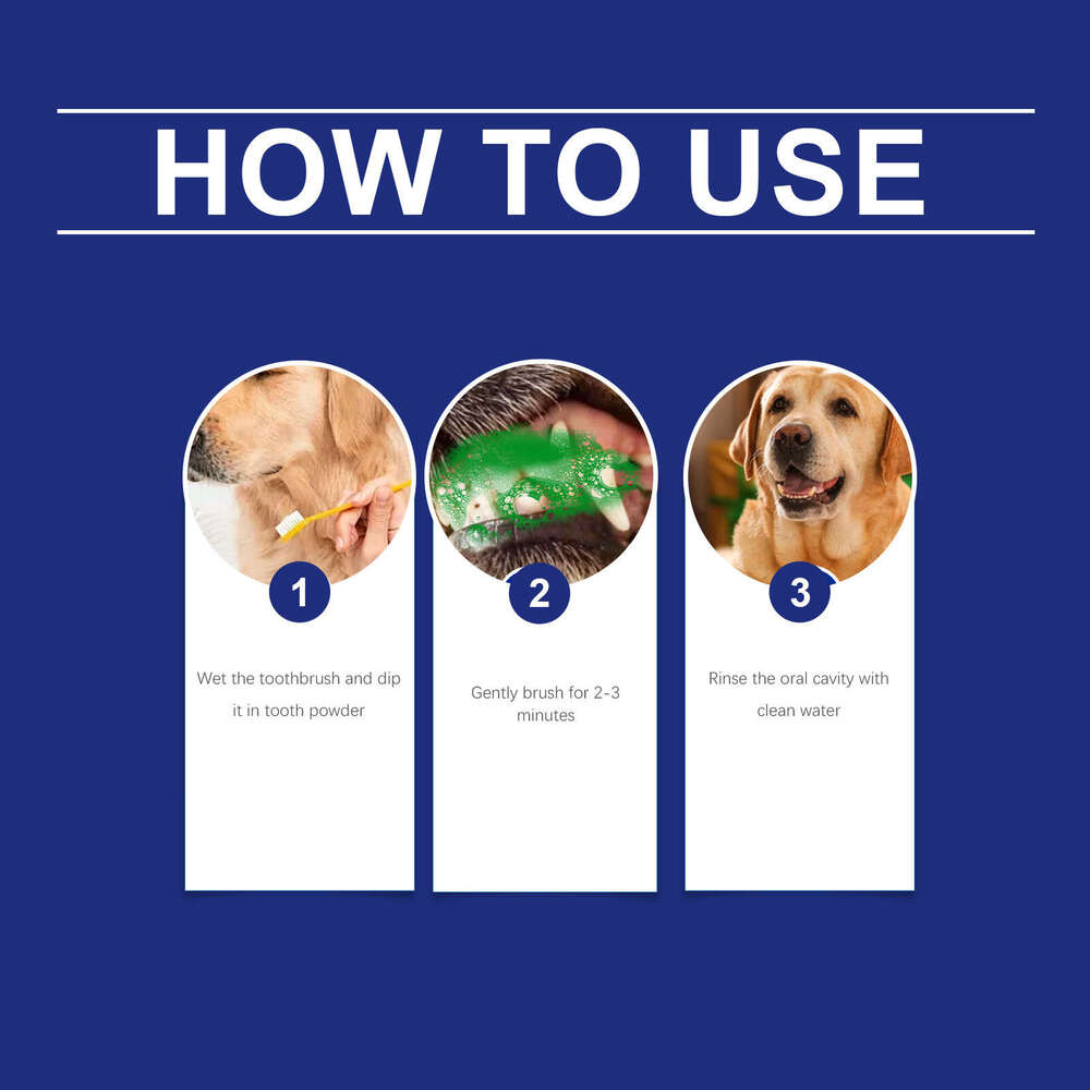 EelJoy Dental Powder Pet Gentle Cleaning Tartar Stains Oral Odor Fresh Breath S260203