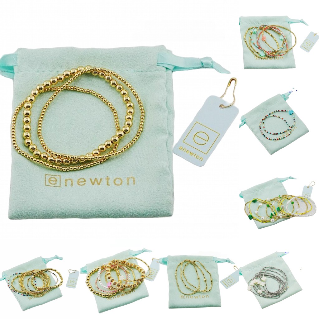 High Quality Enewton Brand Jewelry Cross Pearl Bracelets Bangles Colorful Beads Real Gold Silver Filled Bracelet Bangle Cuff Brand Birthday Gift faf372