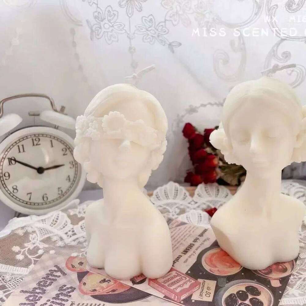 Beauty Girl Aromatic Scented Candles Dinner Wedding Guest Birthday Party Gift Souvenirs Bedroom Home Doceration S260204