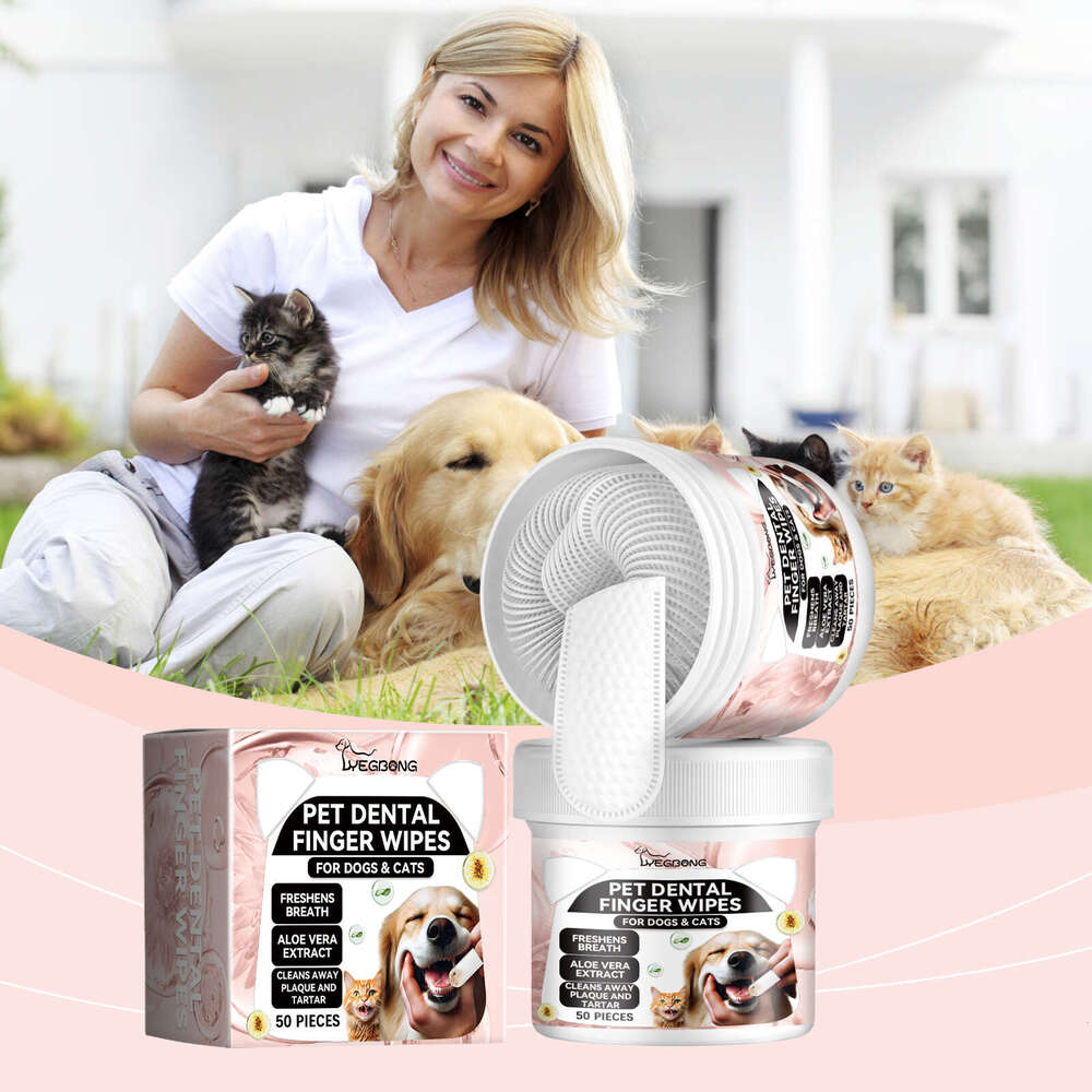 Yegbong Dental Oral Teeth Gum Care Tartar Cleaning Pet Brushing Finger Cots S260203