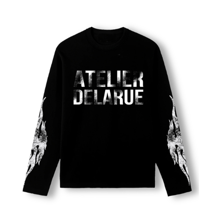 T Shirts Fashion Casual Y2K Harajuku Retro Niche Long Sleeve Print Letter Streetwear Hip hop Unisex Oversized Clothes Men's Clothing Free Shippin - view 8