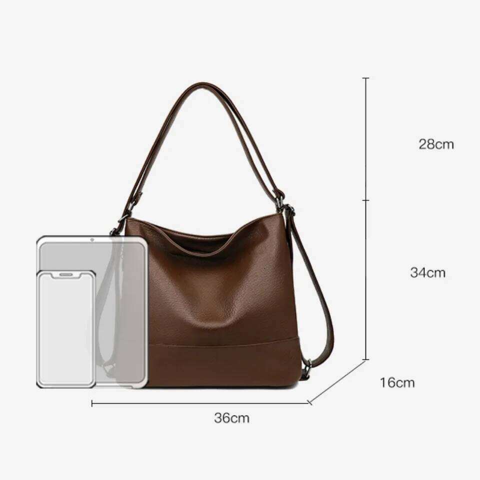 High Quality Leather Travel Bagpack Female Large Capacity School Backpack Shoulder Bags for Women 2025 Sac A Dos Z260204